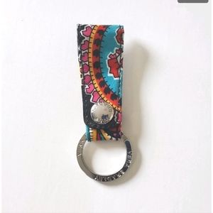 Vera Bradley Keychain Key Ring Parisian Paisley
